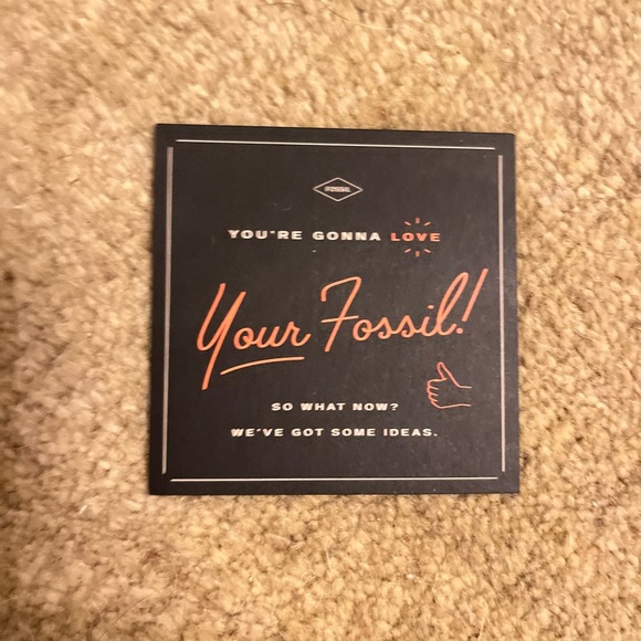 NWTIB MEN’S GOLD FOSSIL WATCH - Picture 4 of 8